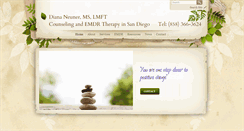 Desktop Screenshot of diananeunercounseling.com